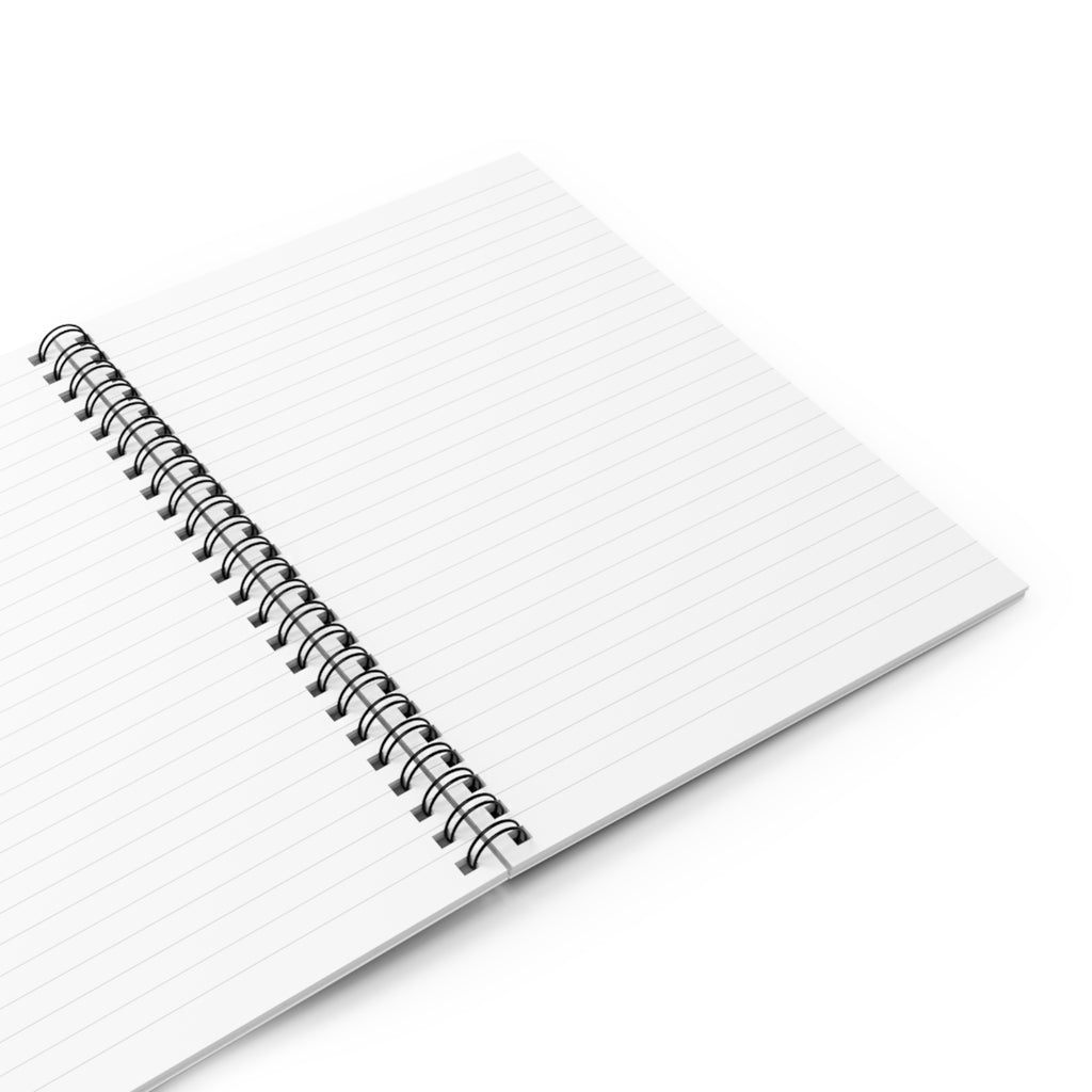 Peachy Notebook — "Just a Peachy" Spiral Ruled Journal