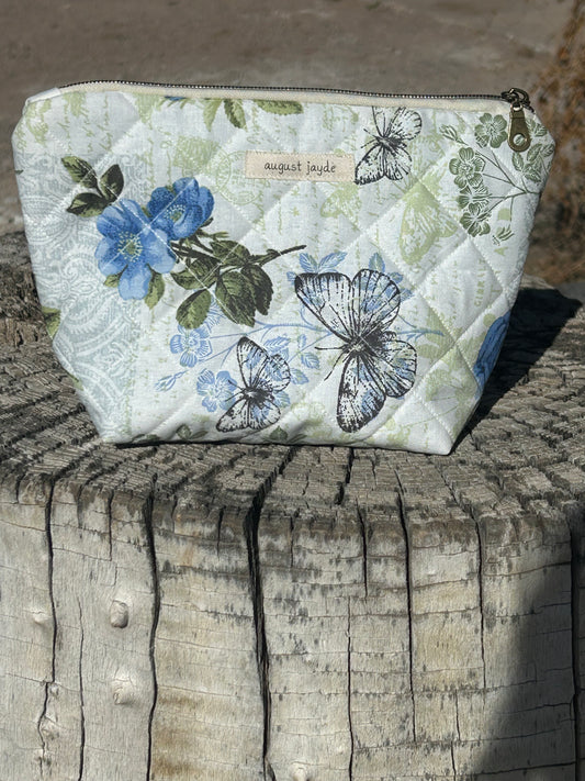 Blooming Blues Pouch