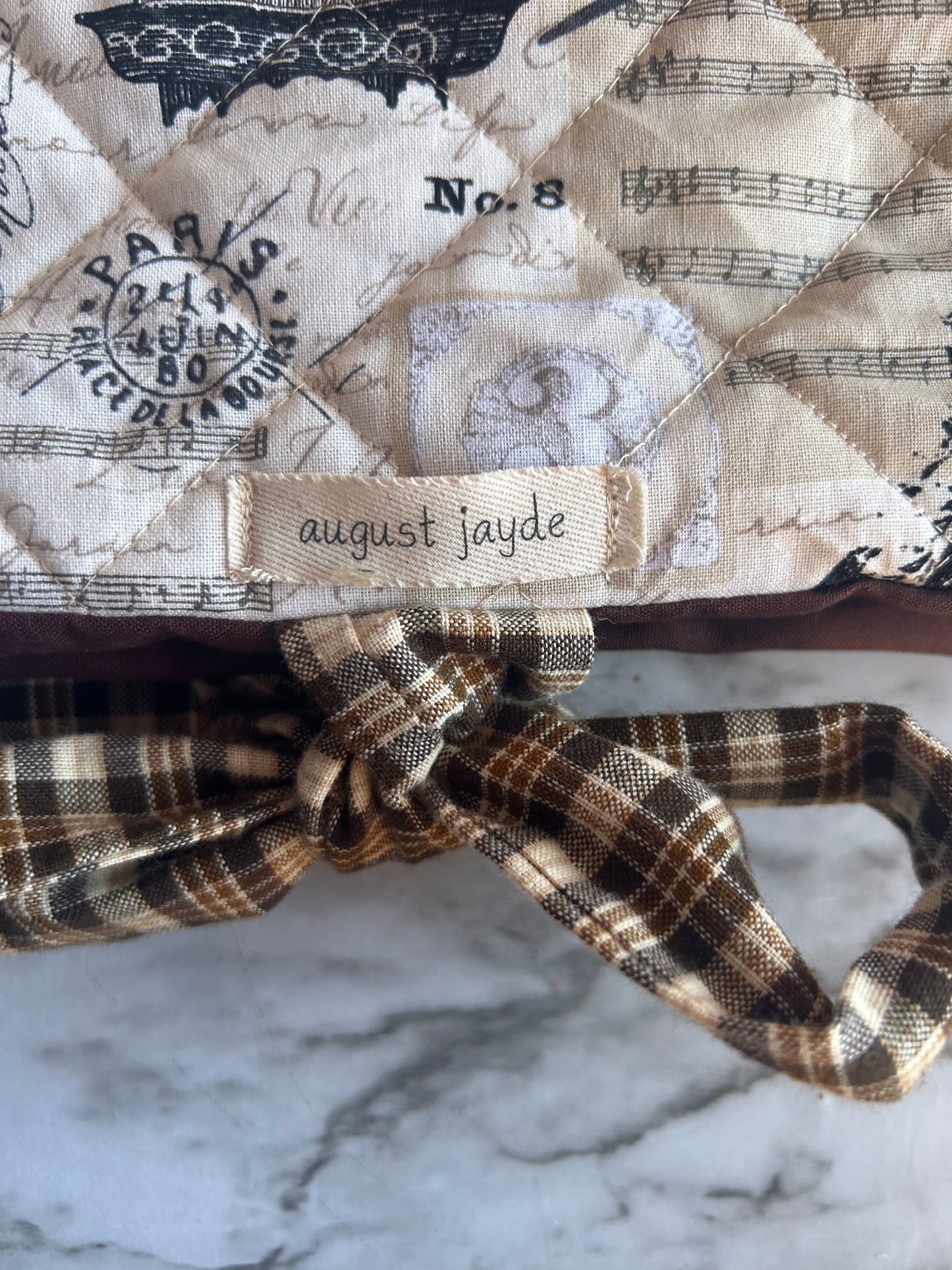 Mocha in Paris Book Bag