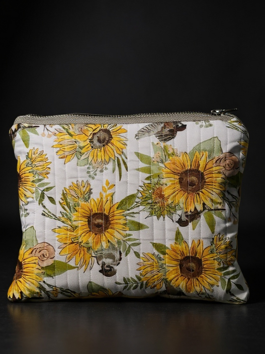 Peace and Sunflowers Pouch